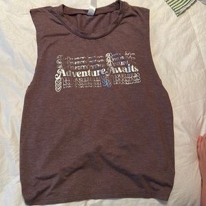 Brown tank top. Size S.